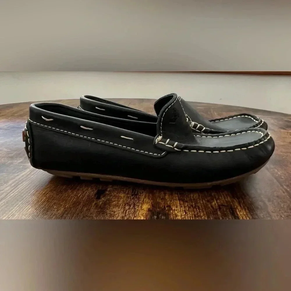 Jacadi Paris | boys leather loafer shoes. Size: 34 European, 2.5 U.S.